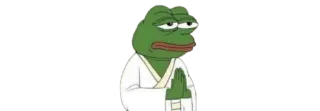 🙏 Pepe the Frog Pepe, sapo, meme, internet, personagem, desenho animado, verde telegram sticker