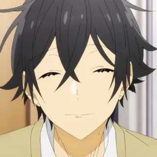 😊 Izumi Miyamura Horimiya Anime, Personagem, Mangá, Sorriso telegram sticker