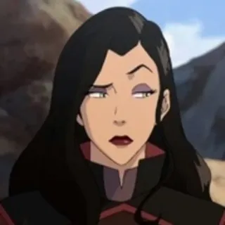 😒 Korra The Legend of Korra Avatar, Korra, Dessin animé, Avatar le dernier maître de l'air telegram sticker