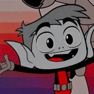 🐍 Beast Boy Teen Titans Cartone animato, Teen Titans, Beast Boy, Personaggio telegram sticker