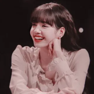 😂 Lisa woman, smile, happy, person, face whatsapp sticker