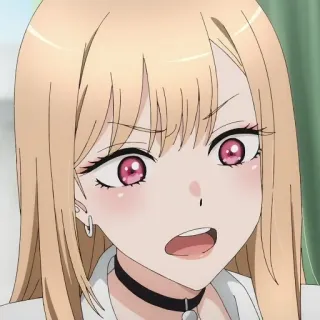 ❤️ Marin Kitagawa My Dress-Up Darling Аниме, Мило, Девушка, Марин Китагава, My Dress-Up Darling telegram sticker
