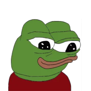🙂 Pepe the Frog ペペ, カエルのペペ, ミーム, ネットミーム, カエル telegram sticker