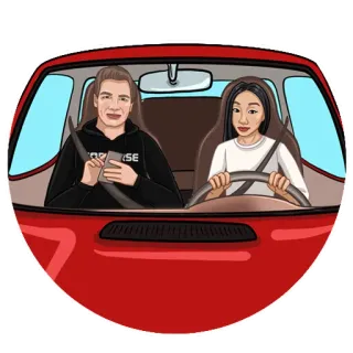 With love M&M whatsapp stickers