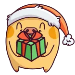 🎁 christmas, present, holiday, cute, celebration telegram sticker