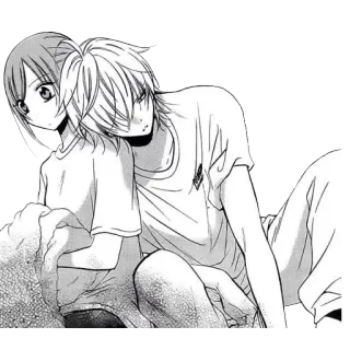 ❤ Anime, Paar, Romantik, Manga, Liebe, Beziehung telegram sticker