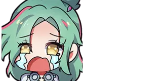 😭 anime, chibi, crying, sad, emotional, tearful telegram sticker