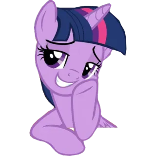 😊 Twilight Sparkle My Little Pony Twilight Sparkle, My Little Pony, cartoon, pony, magic, friendship telegram sticker