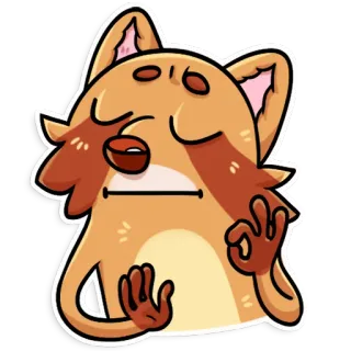 Mr. Raccoon telegram stickers