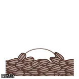 ✨ wonfor café, grãos, sol, manhã, desenho animado telegram sticker