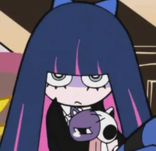 💗 Stocking Panty & Stocking with Garterbelt Anime, Cartoon, Stocking, Panty & Stocking with Garterbelt telegram sticker