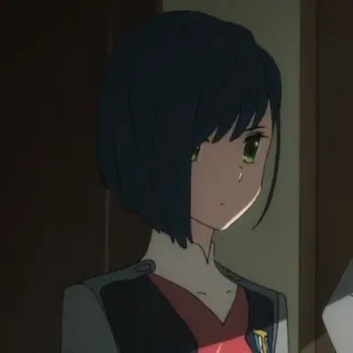 🕊 Ichigo Darling in the Franxx Anime, Personnage, Ichigo, Darling in the Franxx, Femme, Animé telegram sticker