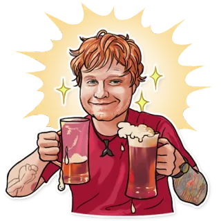 🍻 hombre, cerveza, jarras, bebidas, alcohol, fiesta, celebración telegram sticker
