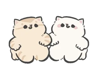 ⭐ kat, kitten, schattig, dier, huisdier, vriendschap telegram sticker