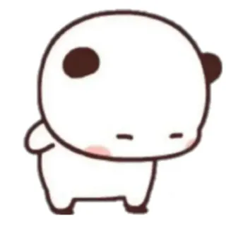 🍃 panda, cute, sticker, animal telegram sticker