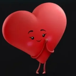 💖 Coeur, Amour, Mignon, Dessin animé, Personnage telegram sticker