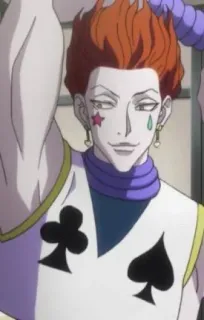 😙 Hisoka Hunter x Hunter Anime, Payaso, Villano, Mago, Manga whatsapp sticker