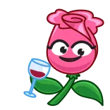 Розочка | @Premium_Emojis_Telegram telegram emojis 🍷