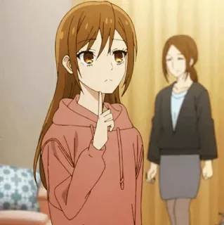 🍁 Hori Horimiya 애니메이션, 호리미야, 만화, 소녀, 쉿, 조용 telegram sticker