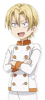😄 anime, chef, cook, food, manga telegram sticker