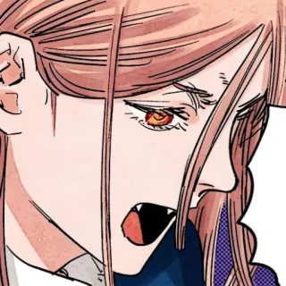 🗯 Power Chainsaw Man Anime, Chainsaw Man, Power, Manga, Dibujos animados, Animación whatsapp sticker