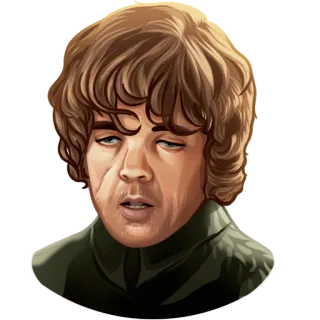 🗡 Tyrion Lannister Game of Thrones Tyrion Lannister, Game of Thrones, fantasy, character, portrait telegram sticker