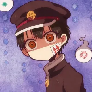 💈 Hanako Toilet-bound Hanako-kun Anime, Fantasma, Uniforme escolar, Sobrenatural, Hanako-kun telegram sticker