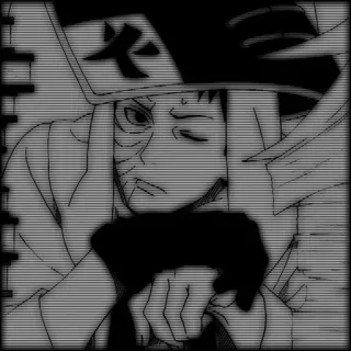 ⛰️ Obito Uchiha Naruto anime, manga, character, obito, uchiha telegram sticker