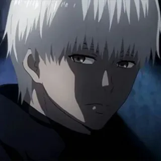 💉 Ken Kaneki Tokyo Ghoul 애니메이션, 만화, 캐릭터, 흰머리, 도쿄 구울, 카네키 켄 telegram sticker