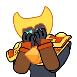 🥲 pleurer, triste, larmes, personnage, dessin animé telegram sticker