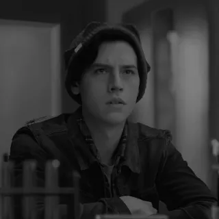 🖤 Jughead Jones Riverdale Jughead, Riverdale, Cole Sprouse, serial młodzieżowy, postać, serial TV telegram sticker
