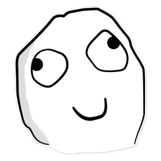 😊 meme, face, internet, funny telegram sticker