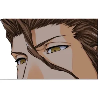 🧬 Sosuke Aizen Bleach 애니메이션, 눈, 캐릭터, 진지한, 만화 telegram sticker