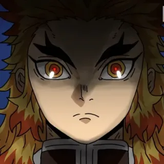 🧬 Kyojuro Rengoku Demon Slayer Anime, Demon Slayer, Kyojuro Rengoku telegram sticker