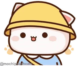 😒 peachcats gato melocotón, gato, kawaii, lindo, pegatina telegram sticker