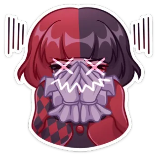 🤩 Anime, Stiker, Sedih, Kesal, Menangis telegram sticker
