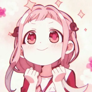 🐇 Yashiro Nene Toilet-bound Hanako-kun Anime, Mignon, Fille, Rose, Yashiro, Nene telegram sticker