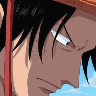 🗝️ Ace One Piece 애니메이션, 원피스, 캐릭터, 에이스 telegram sticker
