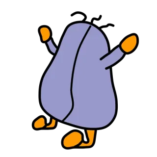 🙏 pingouin, dessin animé, mignon, animal, oiseau whatsapp sticker