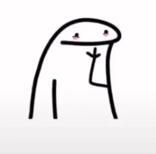 ❕ monigote, gesto obsceno, ilustración, humor whatsapp sticker
