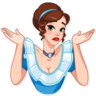 🤷‍♀️ femme, haussement d'épaules, doute, incertain, confusion, expression, geste telegram sticker