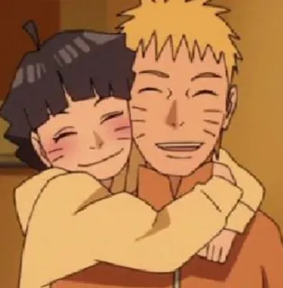 🌟 Naruto Uzumaki Naruto Anime, Phim hoạt hình, Chân dung, Gia đình, Hạnh phúc, Cha, Con trai telegram sticker