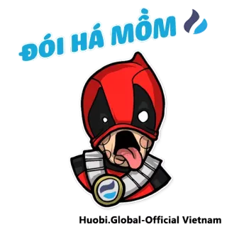 HUOBI DEEDPOOL BY @PTD1099 telegram stickers