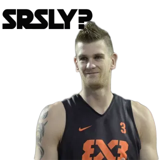 😦 3X3 Basketbal, Sport, Atleet, Speler telegram sticker