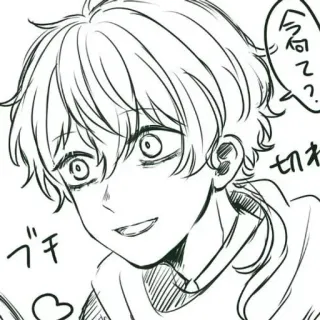 🌟 今何て？
切れ
ブチ Anime, Manga, Kreskówka, Japoński, Zły, Chłopak telegram sticker