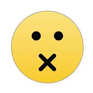 🙊 Emoji, Smiley, Silencio, Mudo, Boca cerrada telegram sticker