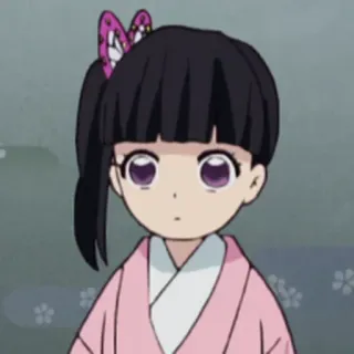 🌺 Kanao Tsuyuri Demon Slayer Anime, Demon Slayer, Kanao Tsuyuri, Dessin animé, Fille telegram sticker