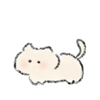 🧃 猫, 小猫, 动物, 宠物, 可爱, 毛茸茸 whatsapp sticker