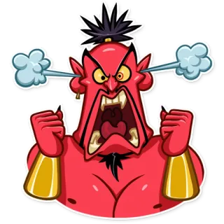 Evil Genie telegram stickers