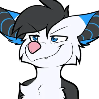 😏 Furry, Animale, Cartone animato, Personaggio, Carino, Sticker telegram sticker